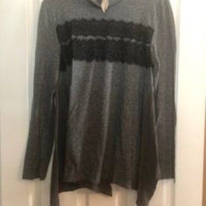 Hem & Thread Long Sleeve Turtleneck Top L